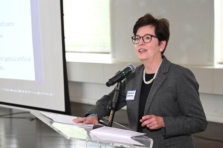 Dr. Danielle Wozniak, YU's Vice President for Global Strategy & Business Development